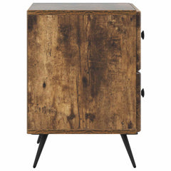 vidaXL Bedside Cabinet Smoked Oak 43 x 34.5 x 47.5 cm Engineered Wood 6