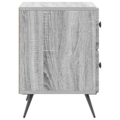 vidaXL Bedside Cabinet Grey Sonoma 43 x 34.5 x 47.5 cm Engineered Wood 6