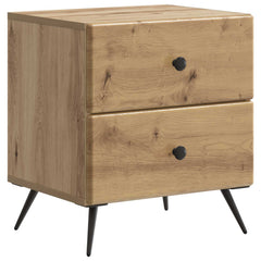vidaXL Bedside Cabinet 2 pcs Artisan Oak 43 x 34.5 x 47.5 cm 5