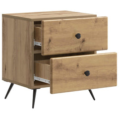 vidaXL Bedside Cabinet 2 pcs Artisan Oak 43 x 34.5 x 47.5 cm 6