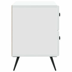 vidaXL Bedside Cabinet White 62 x 34.5 x 47.5 cm Engineered Wood 6