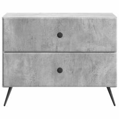 vidaXL Bedside Cabinet Concrete Grey 62 x 34.5 x 47.5 cm 5