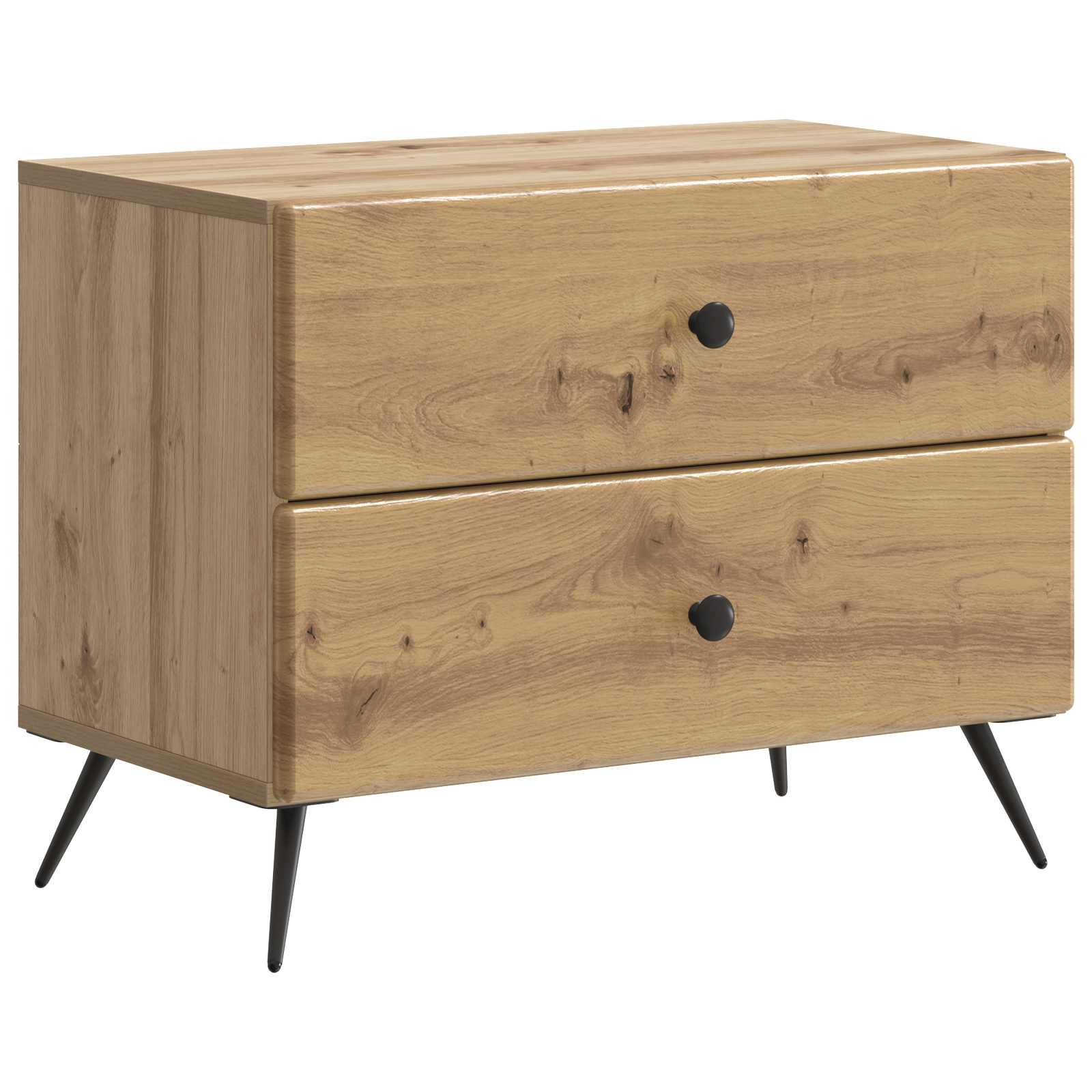 vidaXL Bedside Cabinet Artisan Oak 62 x 34.5 x 47.5 cm Engineered Wood 2