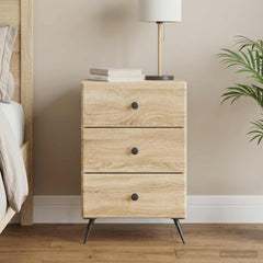 Bedside Cabinet 43 x 41 x 66.5 cm Engineered Wood Sonoma oak