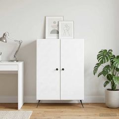 Sideboard 66 x 34.5 x 90 cm Engineered Wood White