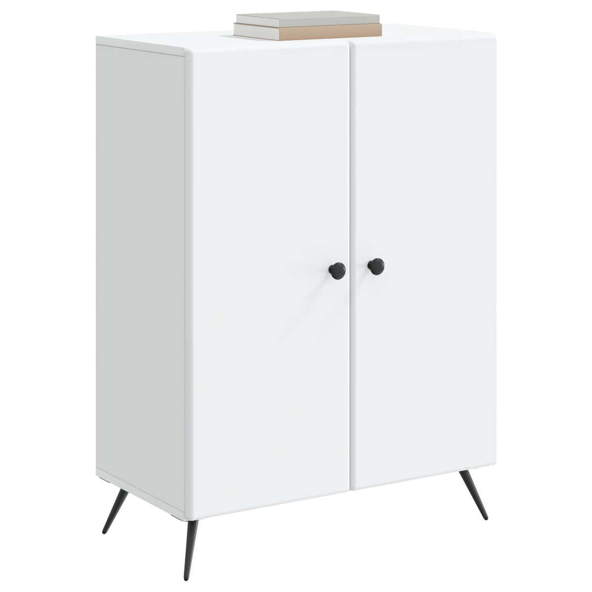 Sideboard 66 x 34.5 x 90 cm Engineered Wood White