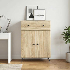 Sideboard 66 x 34.5 x 90 cm Engineered Wood Sonoma oak