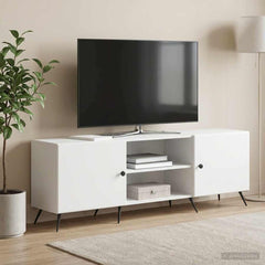 TV Cabinet 150 x 31 x 50 cm Engineered Wood White