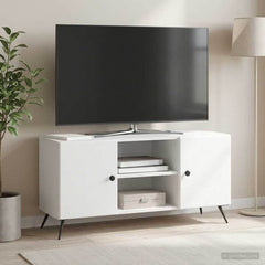 TV Cabinet 102 x 34.5 x 50 cm Engineered Wood White