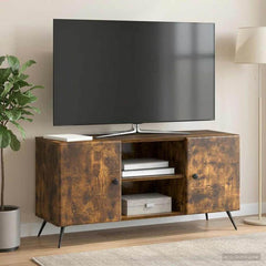 TV Cabinet 102 x 34.5 x 50 cm Engineered Wood Smoked oak