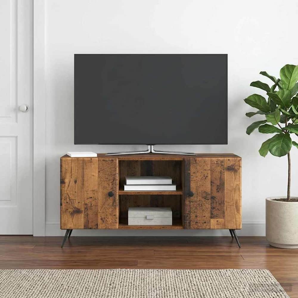 TV Cabinet 102 x 34.5 x 50 cm Engineered Wood Old wood