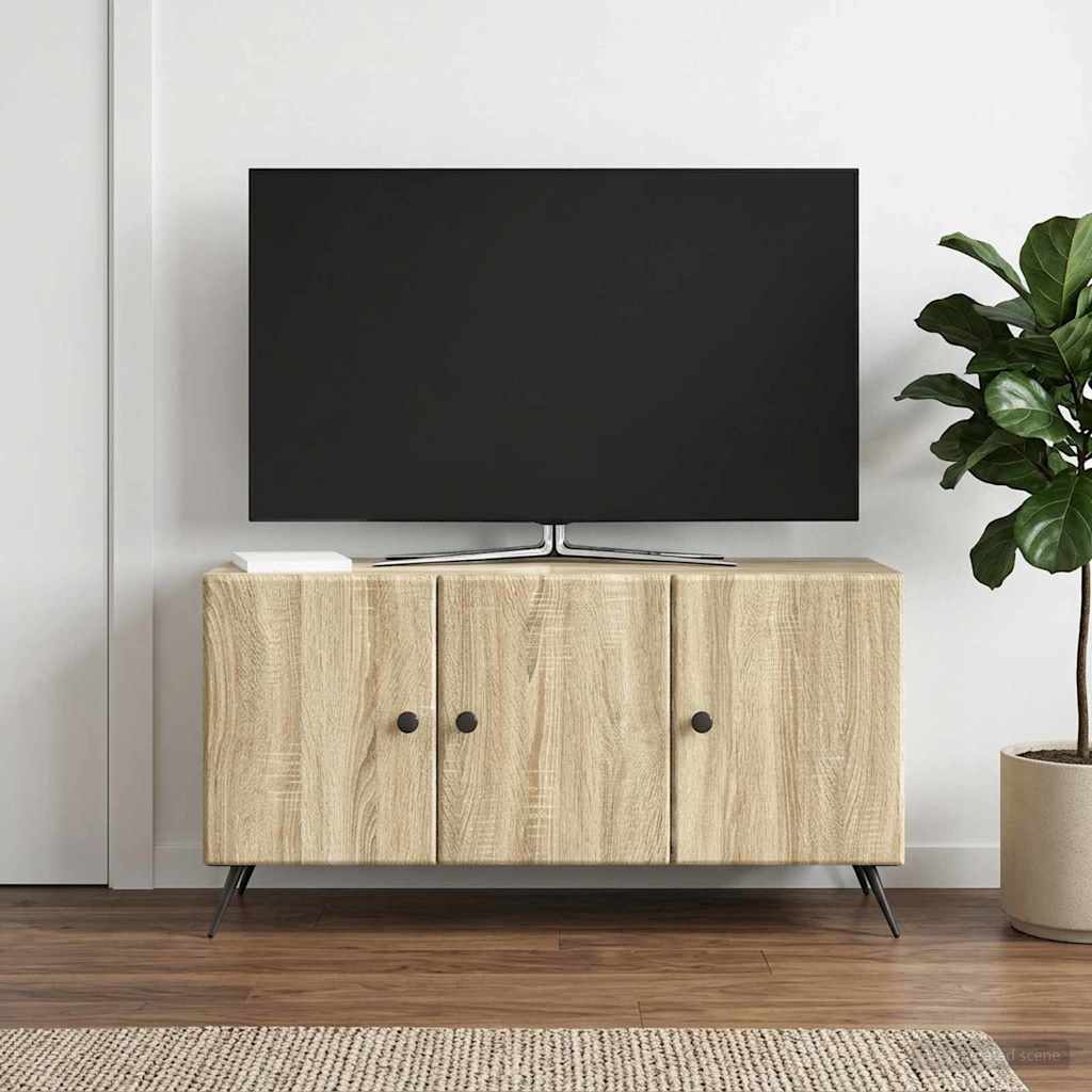 TV Cabinet 99 x 34.5 x 50 cm Engineered Wood Sonoma oak