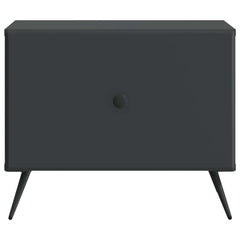 vidaXL Coffee Table Black 49 x 50 x 40 cm Engineered Wood 5