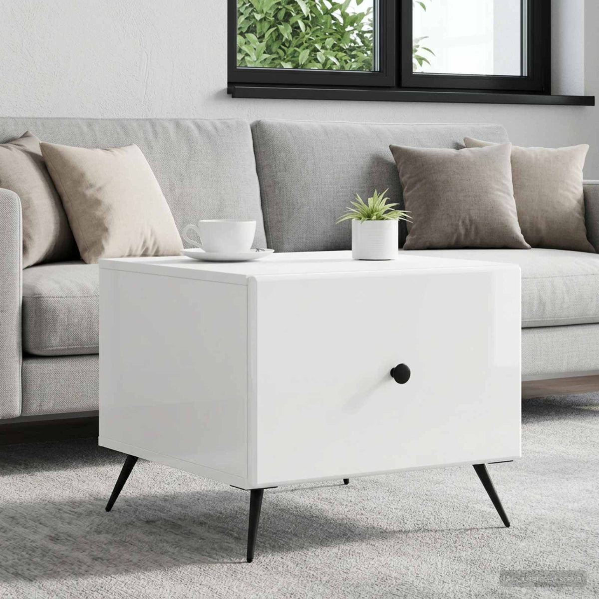 vidaXL Coffee Table 49 x 50 x 40 cm Engineered Wood