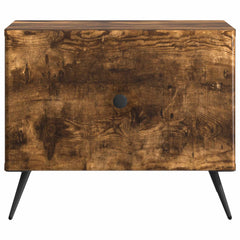 vidaXL Coffee Table Smoked Oak 49 x 50 x 40 cm Engineered Wood 5