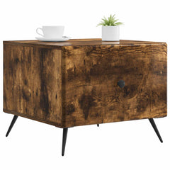 vidaXL Coffee Table Smoked Oak 49 x 50 x 40 cm Engineered Wood 3