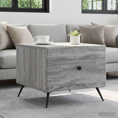 Coffee Table 49 x 50 x 40 cm Engineered Wood Grey sonoma