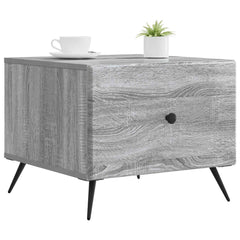 vidaXL Coffee Table Grey Sonoma 49 x 50 x 40 cm Engineered Wood 3