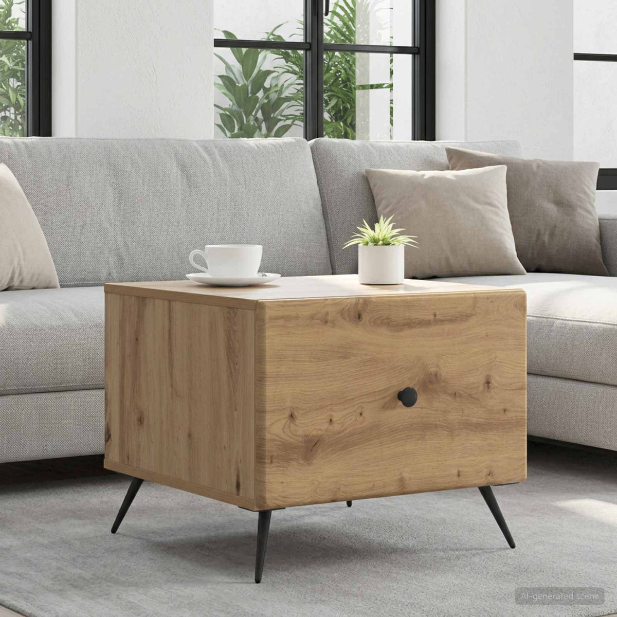 vidaXL Coffee Table 49 x 50 x 40 cm Engineered Wood