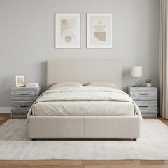 vidaXL Bedside Cabinet 2 pcs Grey Sonoma 43 x 34.5 x 44.5 cm 4