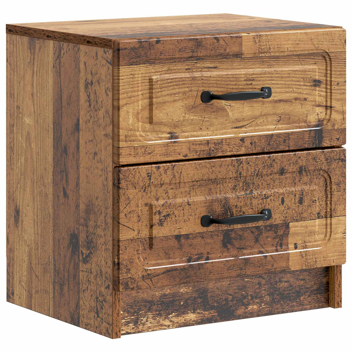 vidaXL Bedside Cabinet 2 pcs Old Wood 43 x 34.5 x 44.5 cm 5
