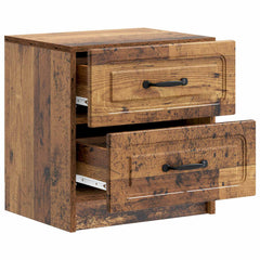 vidaXL Bedside Cabinet 2 pcs Old Wood 43 x 34.5 x 44.5 cm 6
