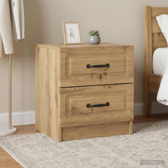 vidaXL Bedside Cabinet 2 pcs Artisan Oak 43 x 34.5 x 44.5 cm 4