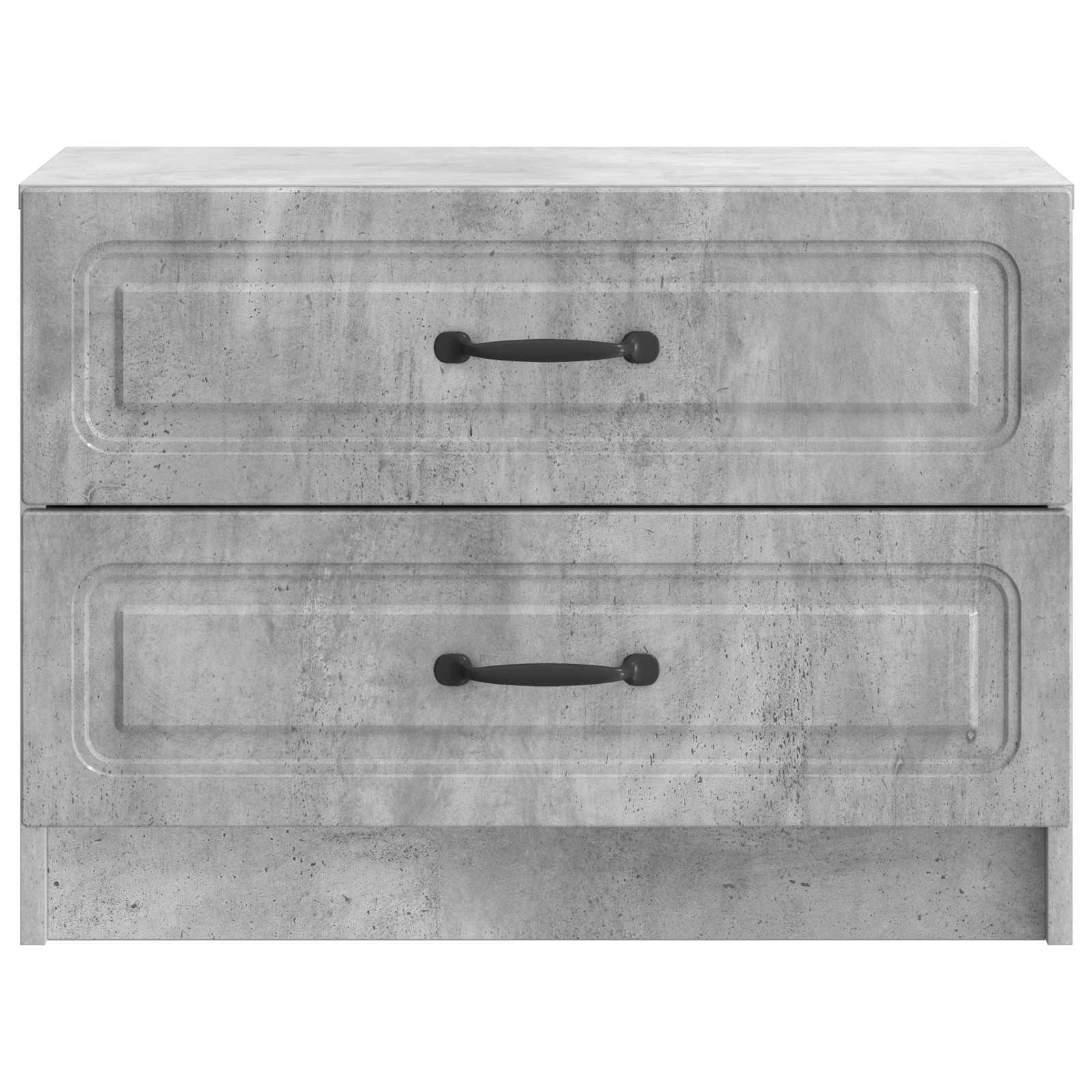 vidaXL Bedside Cabinet Concrete Grey 62 x 34.5 x 44.5 cm 5