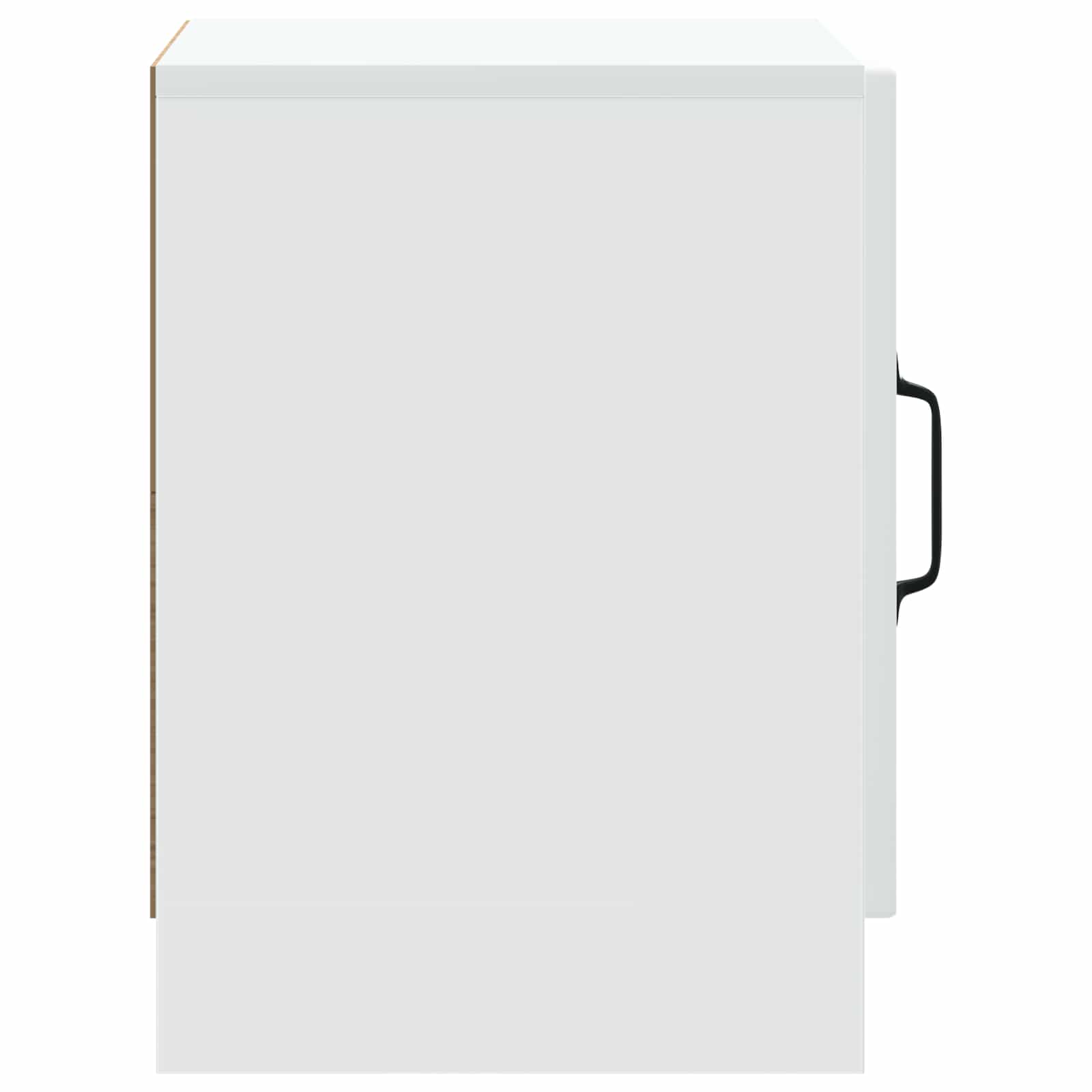 vidaXL Bedside Cabinet White 43 x 34.5 x 47 cm Engineered Wood 6