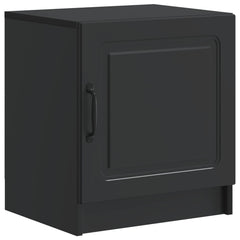 vidaXL Bedside Cabinet Black 43 x 34.5 x 47 cm Engineered Wood 2