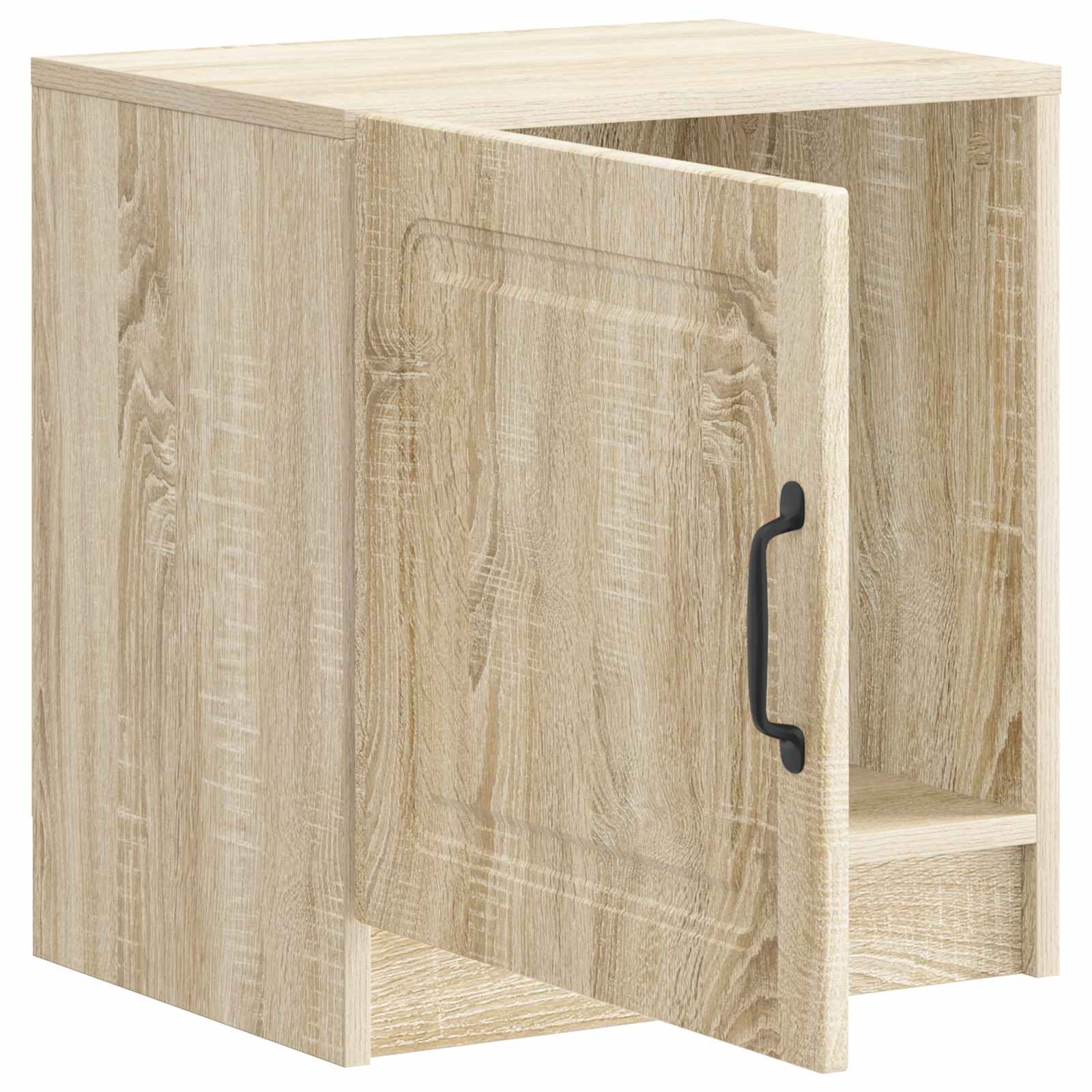 vidaXL Bedside Cabinet Sonoma Oak 43 x 34.5 x 47 cm Engineered Wood 4