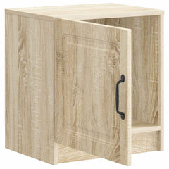 vidaXL Bedside Cabinet Sonoma Oak 43 x 34.5 x 47 cm Engineered Wood 4