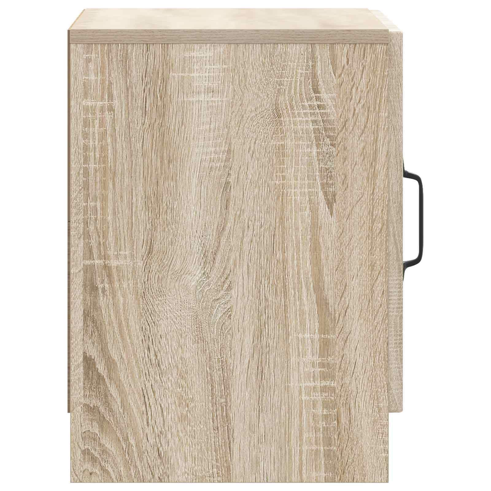 vidaXL Bedside Cabinet Sonoma Oak 43 x 34.5 x 47 cm Engineered Wood 6