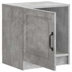 vidaXL Bedside Cabinet Concrete Grey 43 x 34.5 x 47 cm Engineered Wood 4