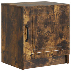 vidaXL Bedside Cabinet Smoked Oak 43 x 34.5 x 47 cm Engineered Wood 2