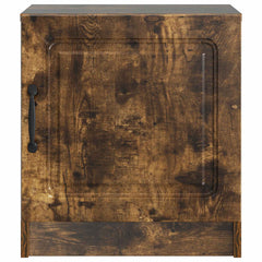vidaXL Bedside Cabinet Smoked Oak 43 x 34.5 x 47 cm Engineered Wood 5