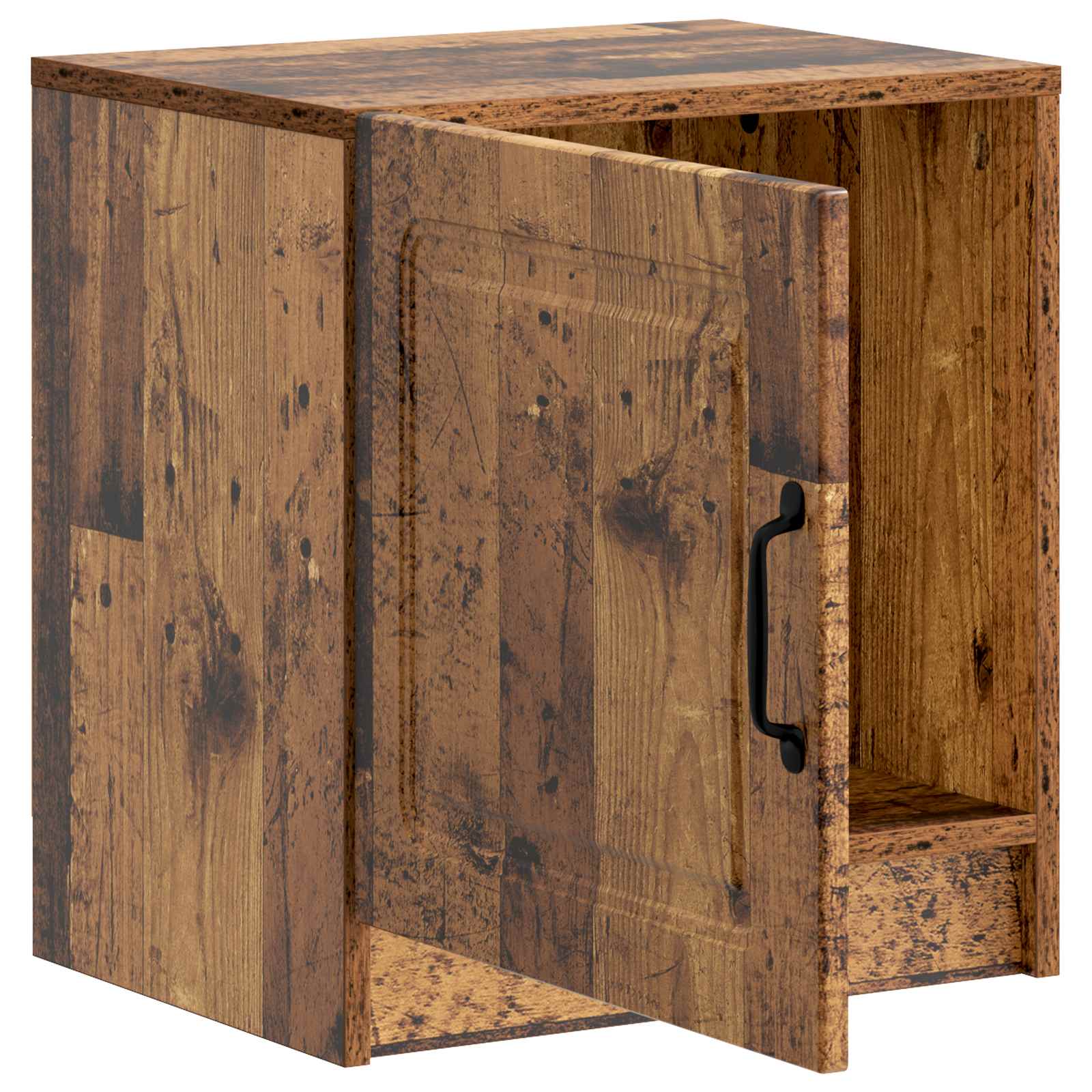 vidaXL Bedside Cabinet Old Wood 43 x 34.5 x 47 cm Engineered Wood 4