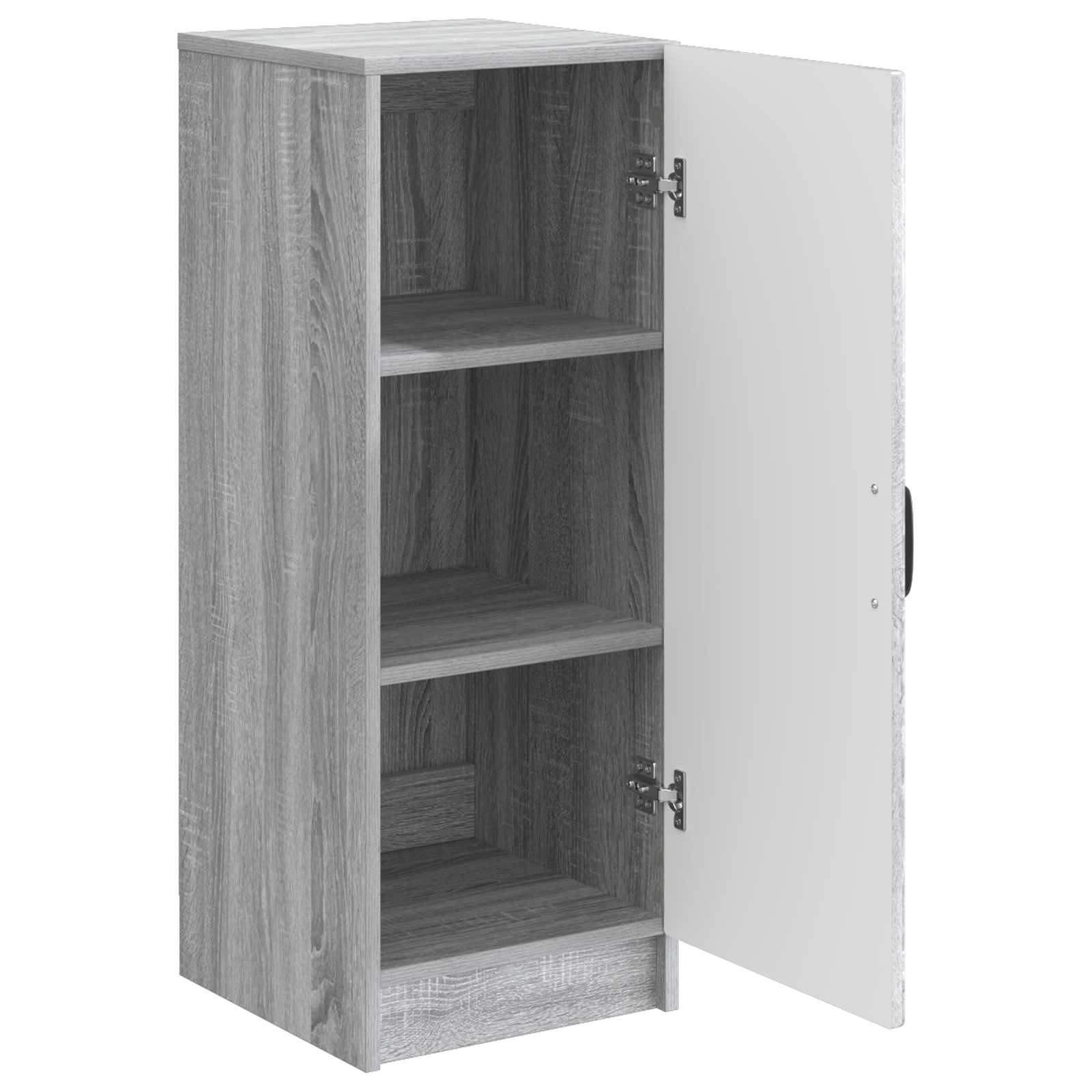 vidaXL Sideboard Grey Sonoma 33 x 34.5 x 87 cm Engineered Wood 5