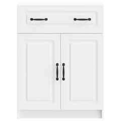 Sideboard 66 x 34.5 x 87 cm Engineered Wood White