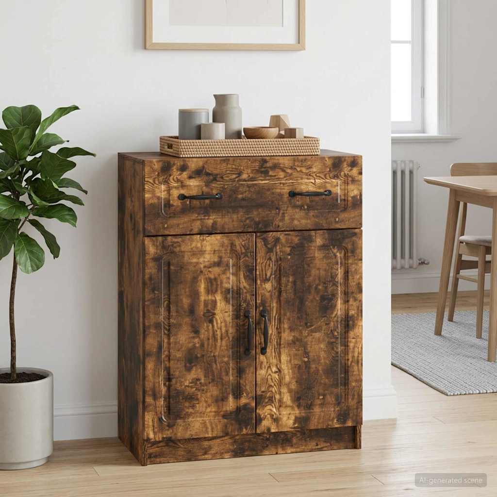 Sideboard 66 x 34.5 x 87 cm Engineered Wood Smoked oak