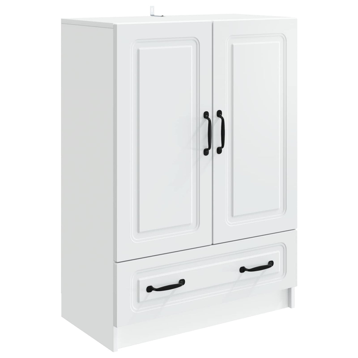 Sideboard 66 x 34.5 x 92 cm Engineered Wood White