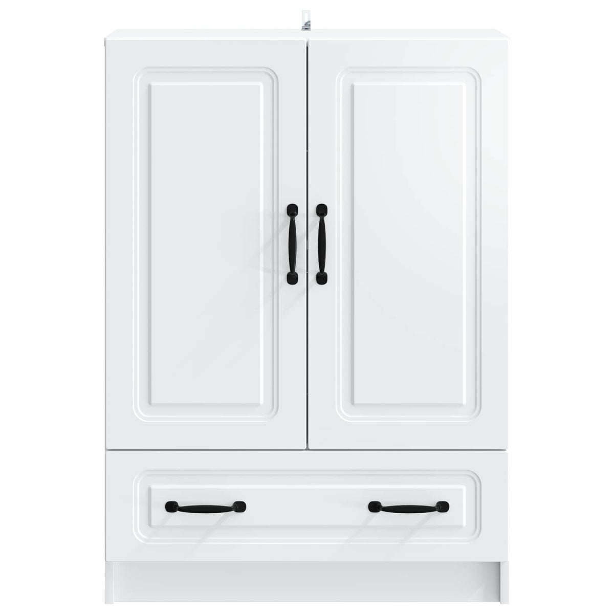 Sideboard 66 x 34.5 x 92 cm Engineered Wood White
