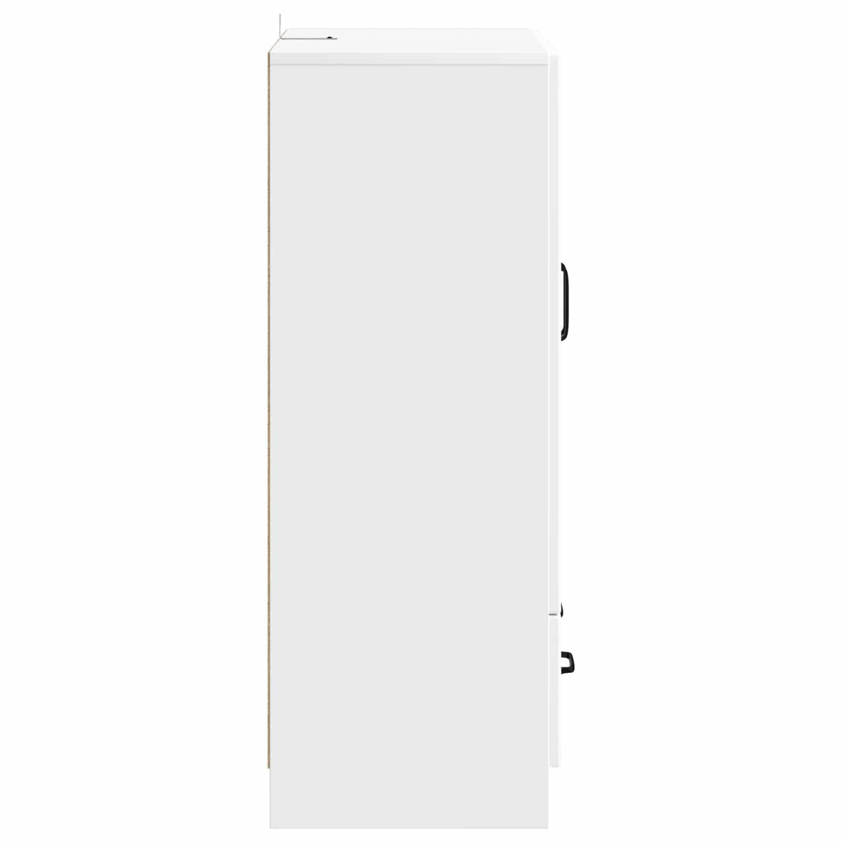 Sideboard 66 x 34.5 x 92 cm Engineered Wood White
