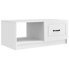 vidaXL Coffee Table White 90 x 50 x 37 cm Engineered Wood 2