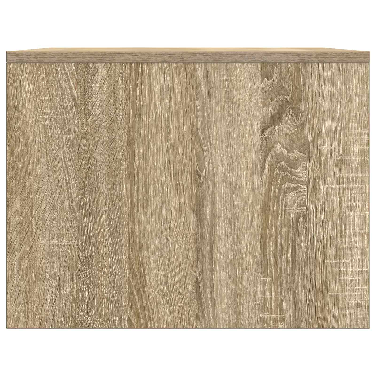 vidaXL Coffee Table Sonoma Oak 90 x 50 x 37 cm Engineered Wood 6