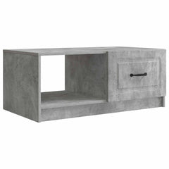 vidaXL Coffee Table Concrete Grey 90 x 50 x 37 cm Engineered Wood 2