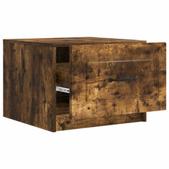 vidaXL Coffee Table Smoked Oak 49 x 50 x 37 cm Engineered Wood 4