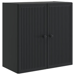 vidaXL Wall-Mounted Cabinet Black 59 x 31 x 60 cm Engineered Wood 2