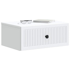 vidaXL Bedside Cabinet White 49 x 34.5 x 20 cm Engineered Wood 3