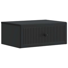vidaXL Bedside Cabinet Black 49 x 34.5 x 20 cm Engineered Wood 2